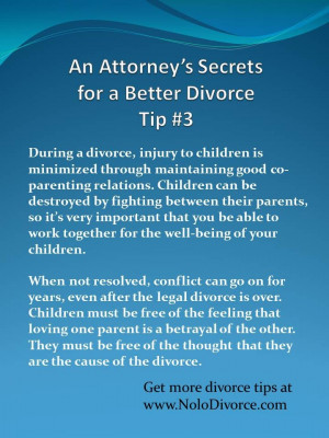 tough time. This tip comes from divorce expert attorney Ed Sherman ...