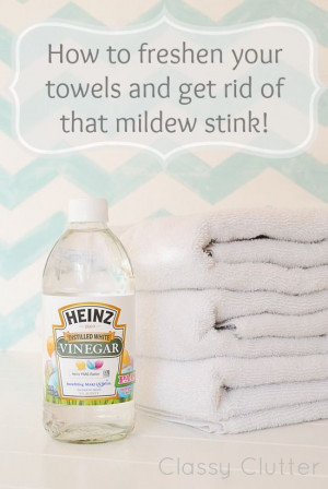 ... Cleaning Towels, Baking Sodas, Hot Water, Mildew Stink, Mildew Towels