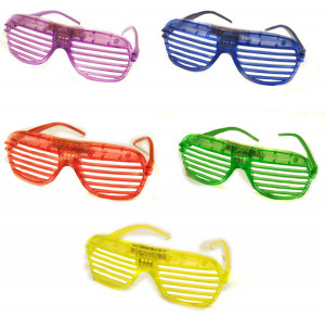 Anteojos Luminosos Flogger Leds Colores Cotillon Carioca