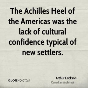 The Achilles Heel of the Americas was the lack of cultural confidence ...