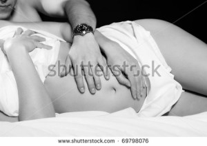 stock-photo-man-is-holding-hand-on-pregnant-woman-s-belly-6... (Sorta ...