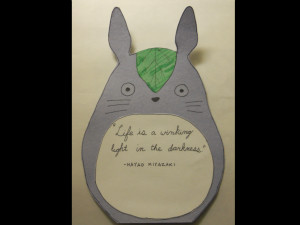 Paper Totoro by EmeraldDreamer13