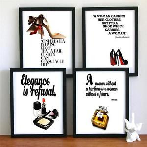 ... CHANEL Shoe Art Print - limited edition - quote art print - home decor