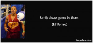Family Is Always There Quote