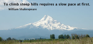 Steep Hills Famous William Shakespeare Quotes