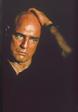 Marlon Brando on the set of 'Apocalypse Now' (1979)
