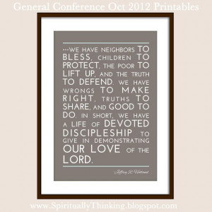 and Spiritually Speaking: General Conference Printables - October 2012 ...