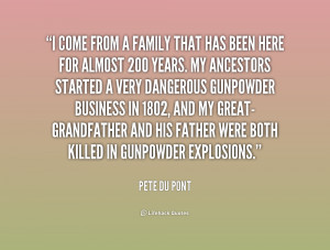 quote Pete du Pont ie from a family that has 207974 png