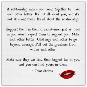 relationship means you come together.