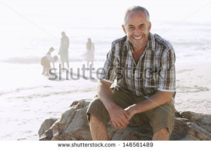 aged happy middle aged man with happy middle aged man smiling middle ...