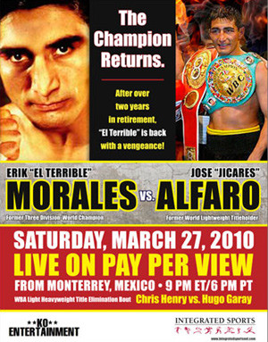 Boxing Quotes from Erik Morales and Jose Alfaro - Watch Morales vs ...