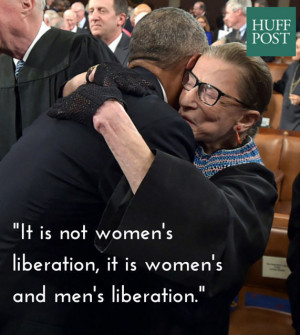 It is not women's liberation, it is women's and men's liberation.