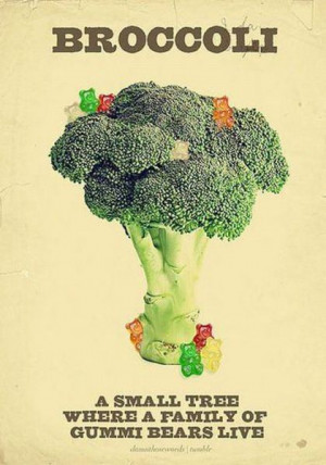 Related Broccoli – A Small Tree Where A Family Of Gummi Bears Live