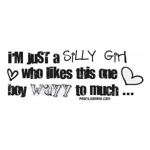 Just a Silly Girl Quotes Graphic