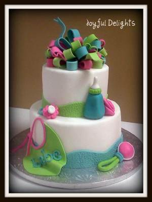 Cute Baby Shower Cake Cakes