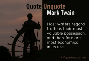 Quote Unquote Quiz: Mark Twain