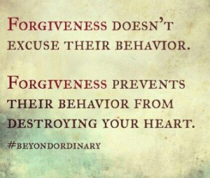 Forgive and move forward