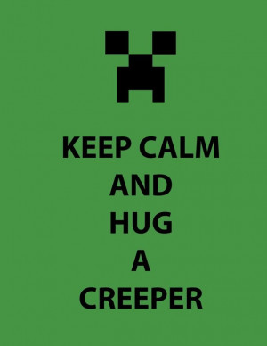 creeper, free hugs, minecraft