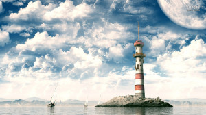 Lighthouse wallpaper 1366x768