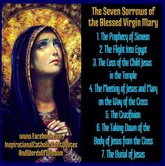 The 7 Sorrows of the Blessed Virgin Mary