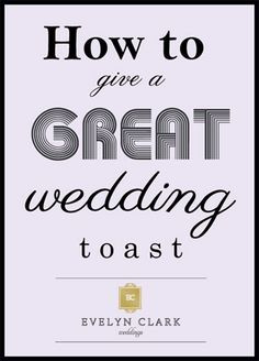 get to listen in on the heartfelt wedding toasts from my couples ...