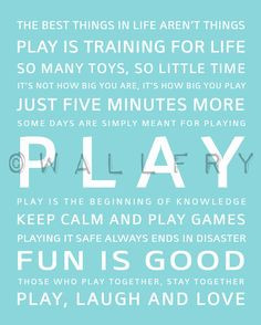 ... quotes for playroom decor. Baby nursery art print 11X14 print by
