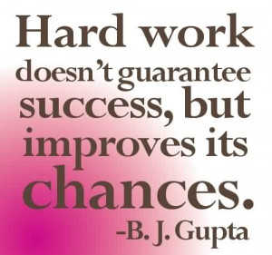 Best Motivational Quote About Hard Work by B.J. Gupta - Hard Work ...
