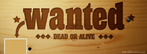 Wanted Facebook Timeline Cover Image