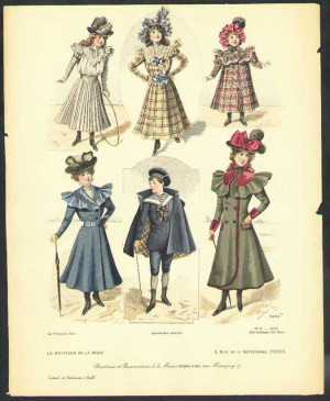 Fashions from 1899 - would Gigi have worn something like these?
