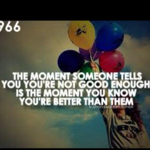 Don't take crap from people.