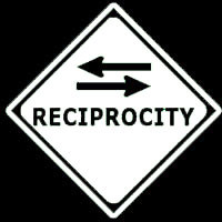 My entire life I've been walking on a street called Reciprocity.
