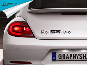 ... Love Cute Quote Funny Car Decal Window Decal / Sticker Vinyl Decals