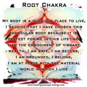 Root Chakra Affirmation