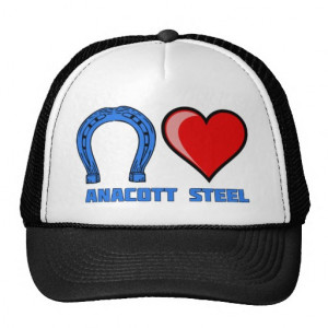 Blue Horseshoe Loves Anacott Steel hat