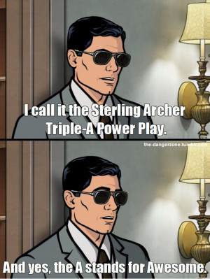 Sterling Archer Triple-A Power Play. #ArcherFX | Codename: Duchess