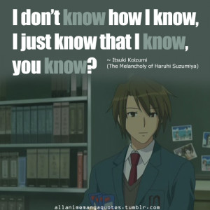 TMoHS Quotes - the-melancholy-of-haruhi-suzumiya Fan Art