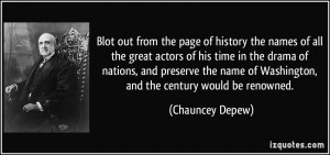 More Chauncey Depew Quotes