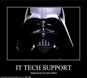 Me—it’s dealing with Technical Support.