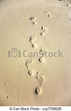 human footprints clip art
