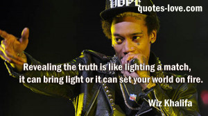 Revealing the truth is like lighting a match it can bring light or ...