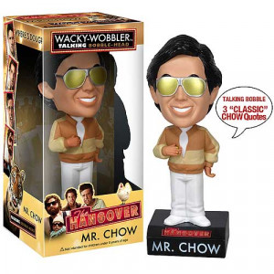 The Hangover Mr. Chow Talking Bobble Head