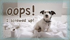 free sorry cards | screwed up ecard send free personalized oops and ...