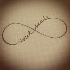 Soul Mate Symbol | tattoo # soulmate # calligraphy # jillyinktattoos