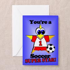 Soccer Birthday Greeting Card for