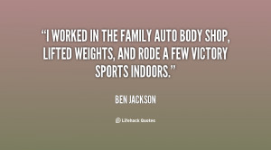 Worked in the family auto body shop, lifted weights, and rode a few ...