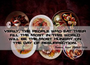 Atiyyah ibn Amr reported: Salman Al-Farisi disliked eating too much ...