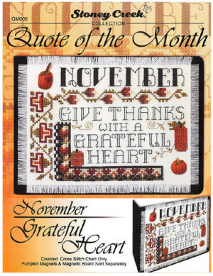 Quote of the Month - November - Cross Stitch Pattern