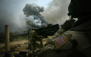 Download Soldier at war wallpaper