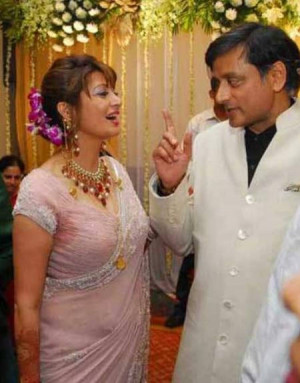 Shashi Tharoor Sunanda Pushkar