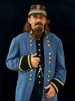 Confederate Major General George Edward Pickett , portrayed by Niles ...